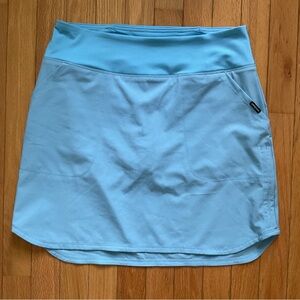 Patagonia Tech Skort Blue Size Small Lined Pockets Outdoors Active Gorpcore